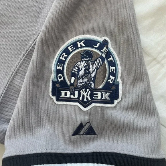 Derek Jeter New York Yankees Majestic DJ 3K Baseball Jersey